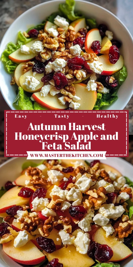 Autumn Harvest Honeycrisp Apple and Feta Salad - 5 Steps to Delicious