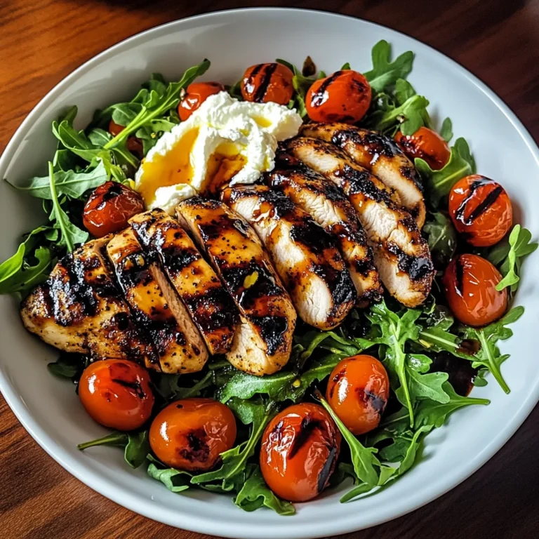 Balsamic Grilled Chicken Salad 4 Servings Perfect Delicious