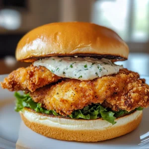 Cajun Crispy Chicken Sandwich 4 Ingredients Easy Delicious