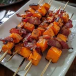 Candied Sweet Potato and Bacon Skewers 30 Minutes Amazing