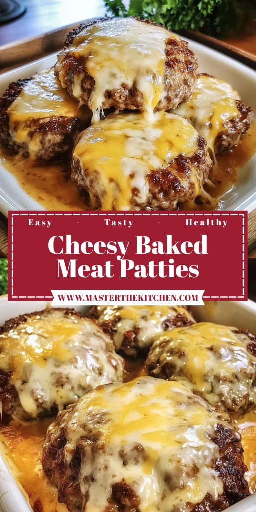 Cheesy Baked Meat Patties 30 Minutes Perfect Delicious