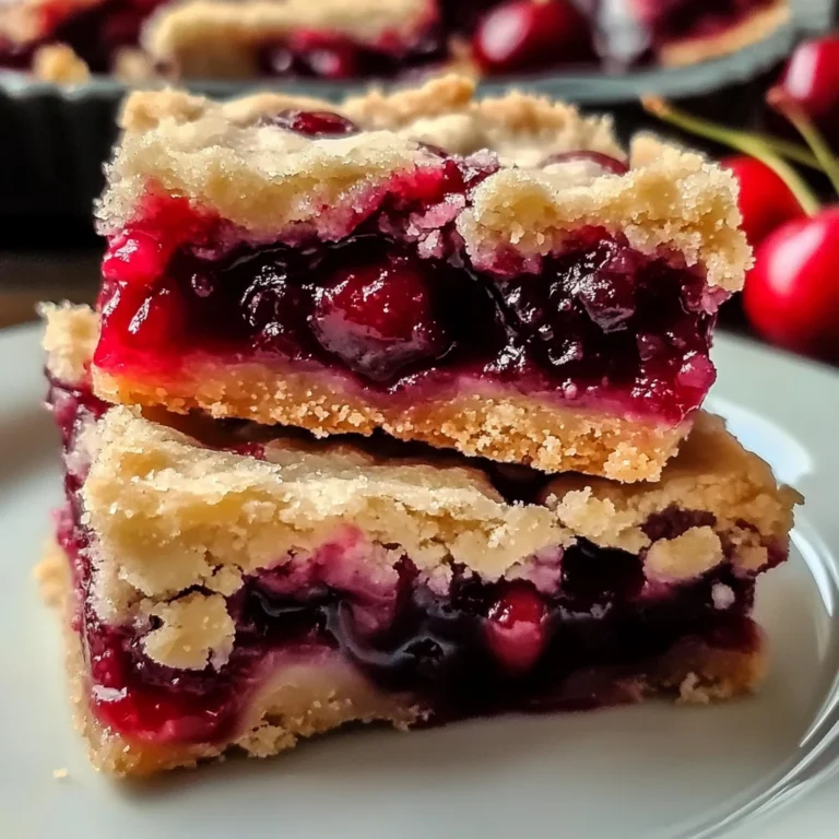 Cherry Pie Bars 30 Minutes Easy Delicious