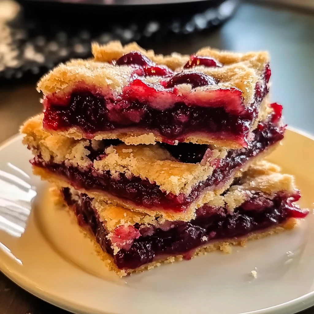 Indulge in Cherry Pie Bars: A Quick and Delicious Treat! 4 Cherry Pie Bars 30 Minutes Easy Delicious