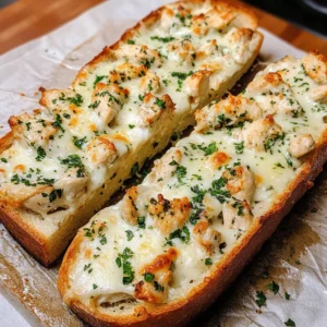 Chicken Alfredo Garlic Bread 5 Steps Ultimate Delicious