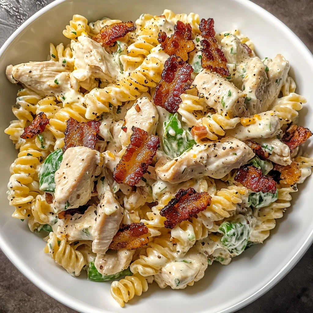 Chicken Bacon Ranch Pasta Salad 30 Minutes Ultimate Delicious