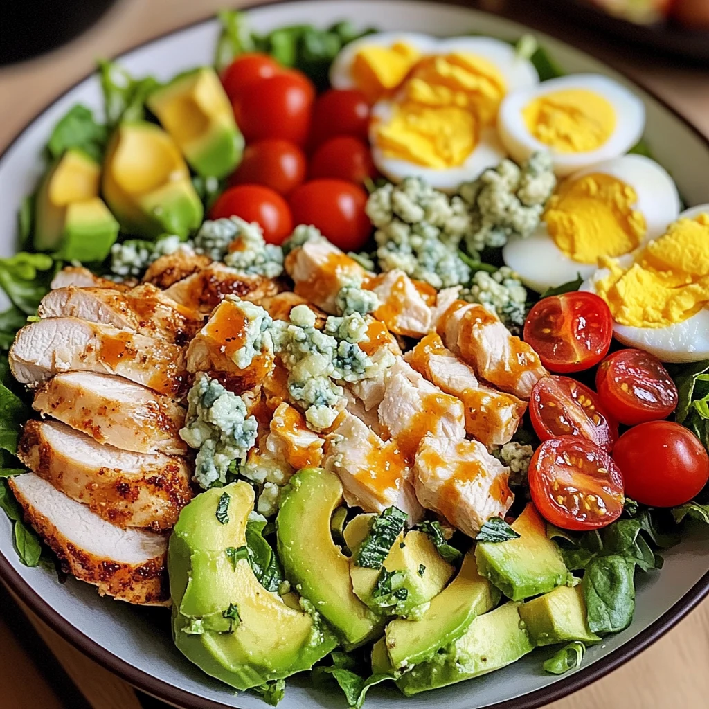 Discover the Best Chicken Cobb Salad Recipe for Your Table! 4 Chicken Cobb Salad 4 Servings Easy Delicious