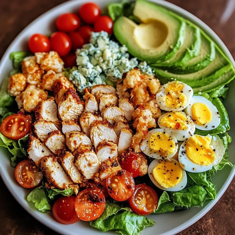 Chicken Cobb Salad 4 Servings Easy Delicious