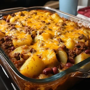 Chili Cheese Potato Bake 30 Minutes Easy Delicious