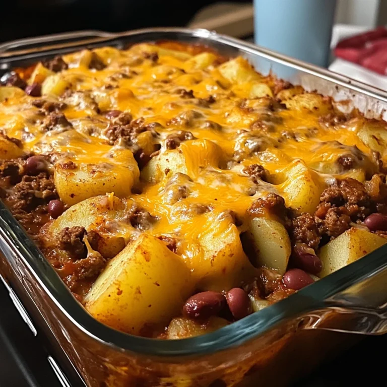 Chili Cheese Potato Bake 30 Minutes Easy Delicious