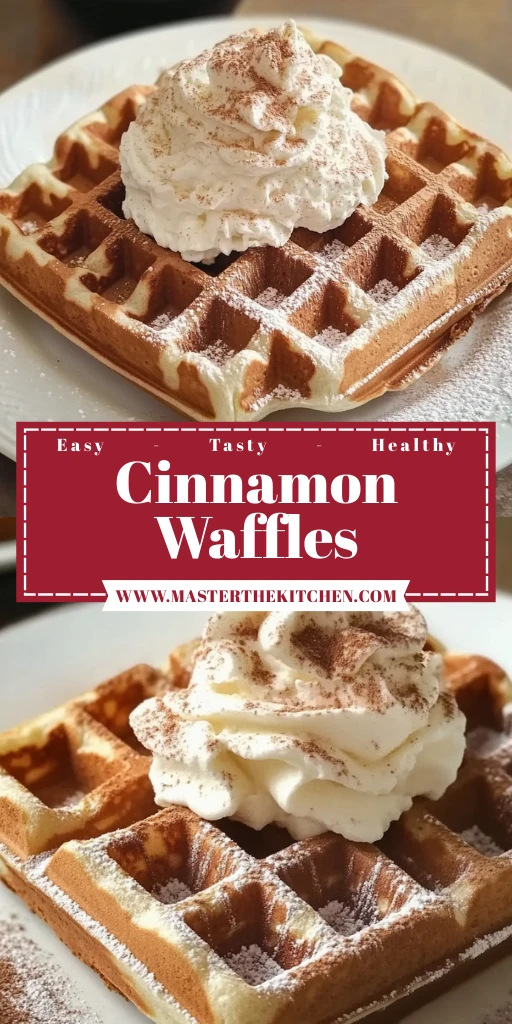 Cinnamon Waffles 4 Servings Ultimate Delicious