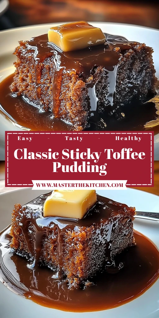 Classic Sticky Toffee Pudding 4 Servings Ultimate Delicious