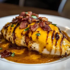 Cowboy BBQ Bacon Cheddar Chicken 30 Minutes Awesome Delicious