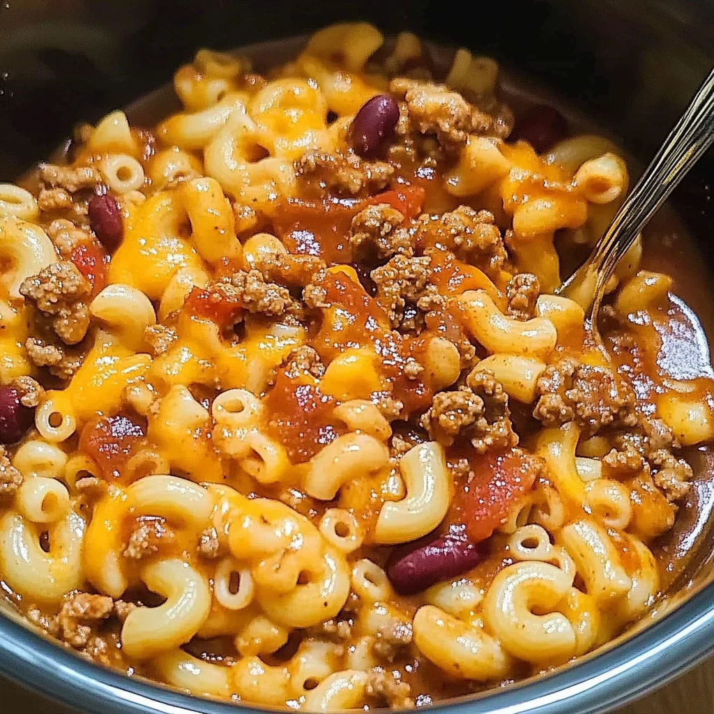 Create Your Own Cozy Crock Pot Cheddar Chili Mac Today! 4 Cozy Crock Pot Cheddar Chili Mac 4 Ingredients Easy Delicious