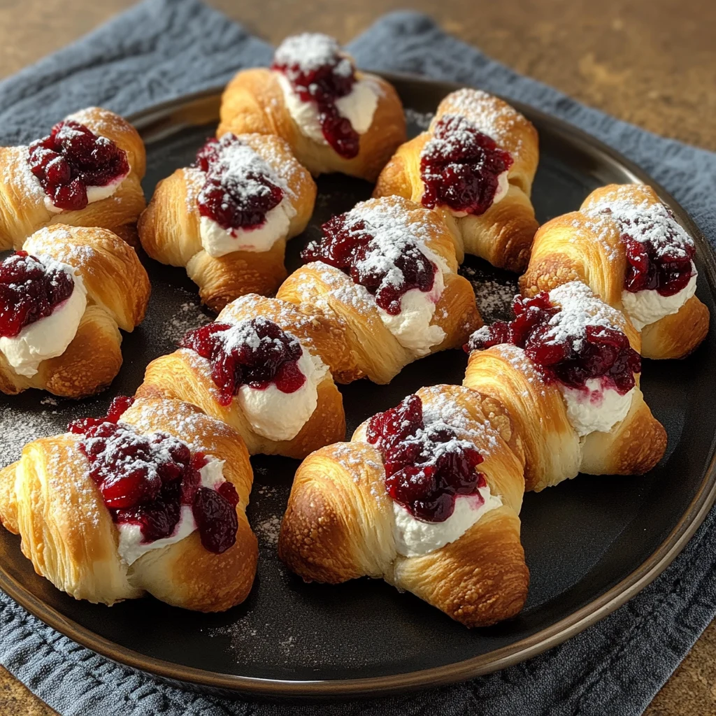 Delight Your Guests with Cranberry Cream Cheese Crescent Bites 4 Cranberry Cream Cheese Crescent Bites 30 Minutes Easy Delicious