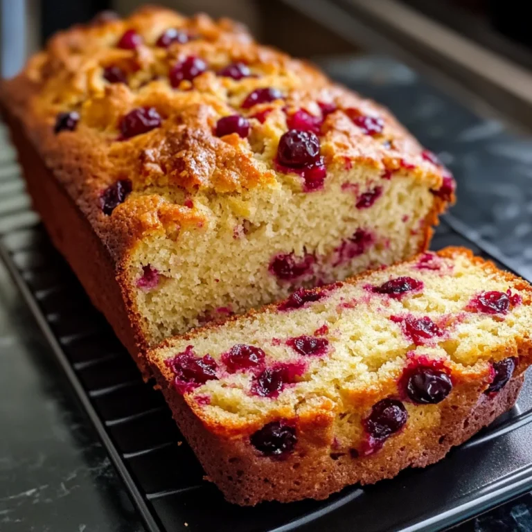 Cranberry Orange Bread 7 Ingredients Perfectly Delicious