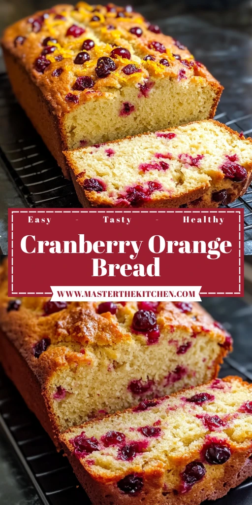 Bake a Delightful Cranberry Orange Bread for Every Occasion! 4 Cranberry Orange Bread 7 Ingredients Perfectly Delicious