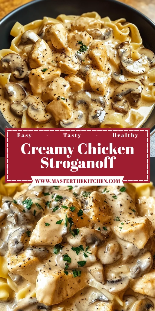Creamy Chicken Stroganoff 30 Minutes Easy Delicious