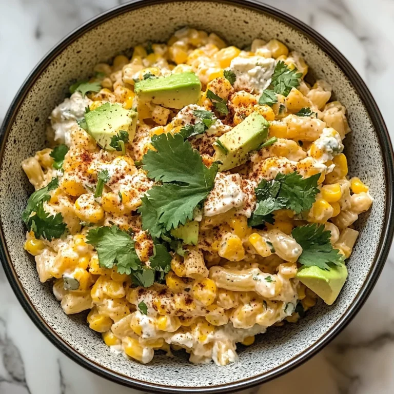 Creamy Street Corn Pasta Salad 4 Servings Ultimate Delicious
