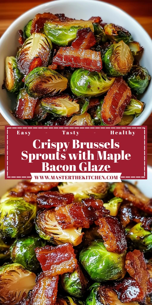 Crispy Brussels Sprouts with Maple Bacon Glaze - 5 Steps to Amazing