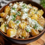 Crispy Smashed Potato Salad 4 Servings Easy Delicious