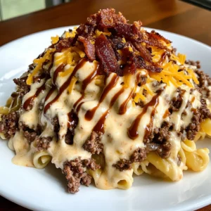 Deep-Fried BBQ Bacon Cheeseburger Alfredo Pasta 30 Minutes Ultimate Delicious