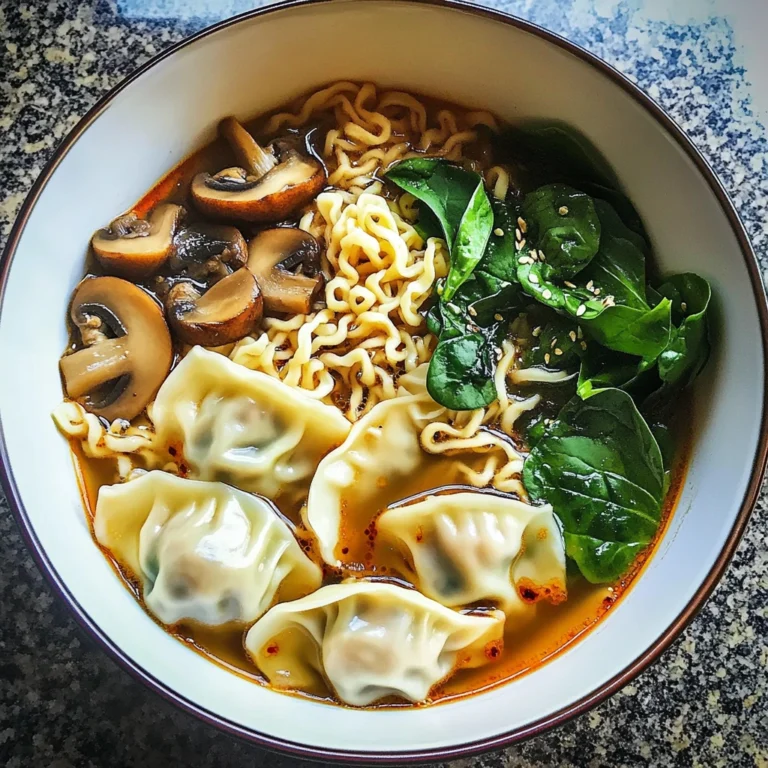Dumpling Ramen Bowl 30 Minutes Ultimate Delicious