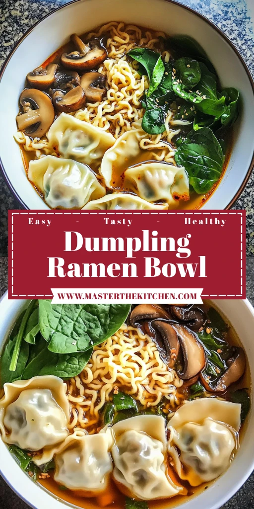 Dumpling Ramen Bowl 30 Minutes Ultimate Delicious