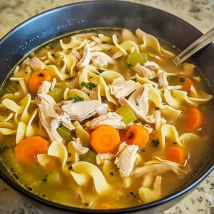 Easy Chicken Noodle Soup 6 Steps Ultimate Delicious