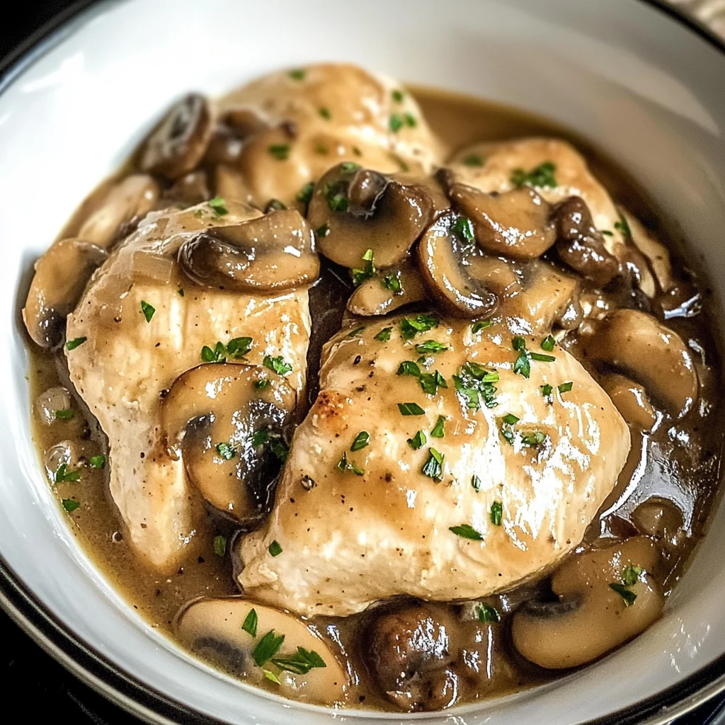 Make Easy Crockpot Chicken Marsala for a Delicious Dinner Tonight! 4 Easy Crockpot Chicken Marsala 4 Ingredients Ultimate Delicious