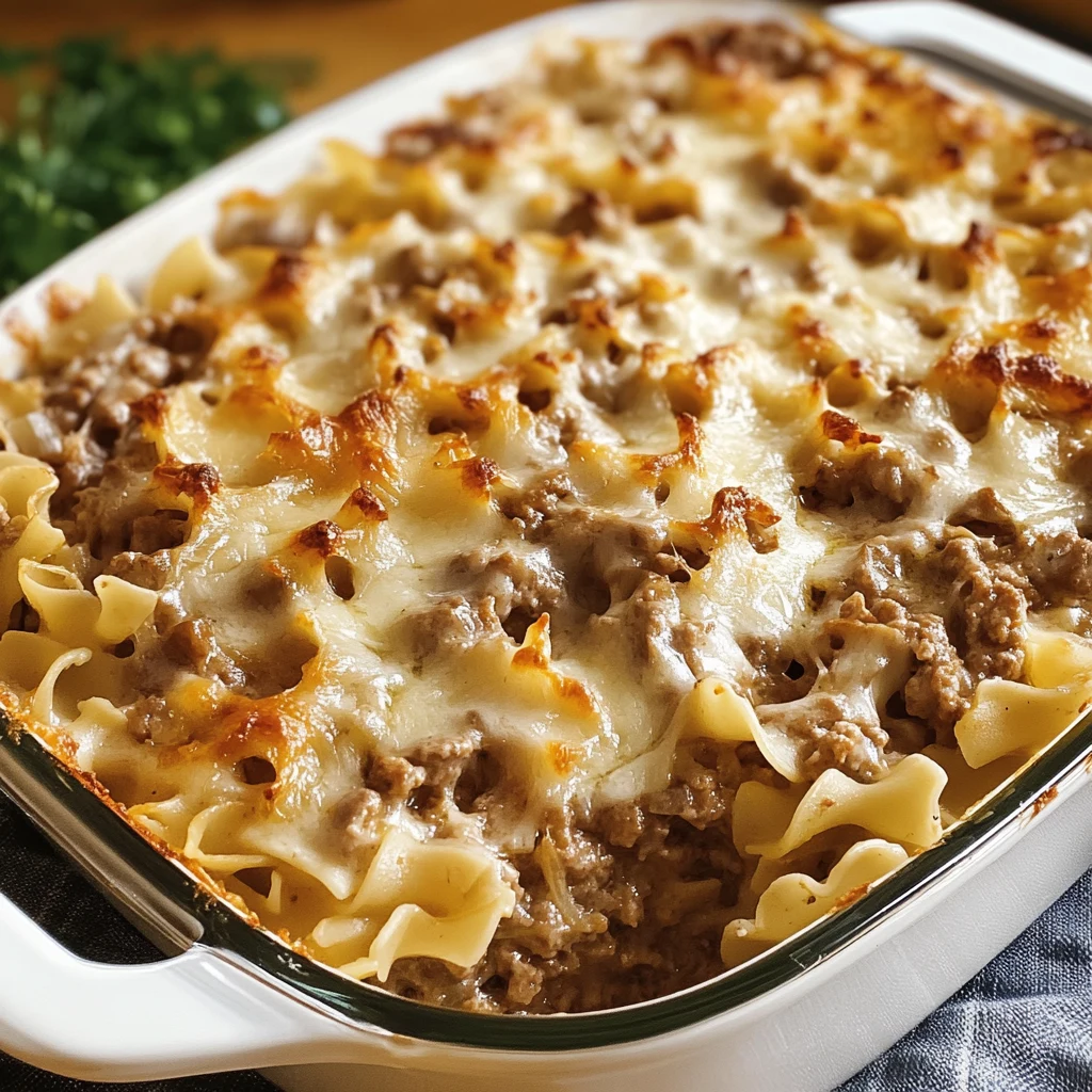 Create a Comforting French Onion Beef Casserole Tonight! 4 French Onion Beef Casserole 5 Steps Ultimate Delicious