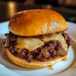 French Onion Beef Sloppy Joes 4 Servings Ultimate Delicious