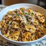 Garlic Beef Bowtie Pasta 30 Minutes Ultimate Delicious