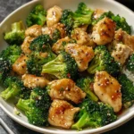 Garlic Butter Chicken with Broccoli in 30 Minutes - Amazing