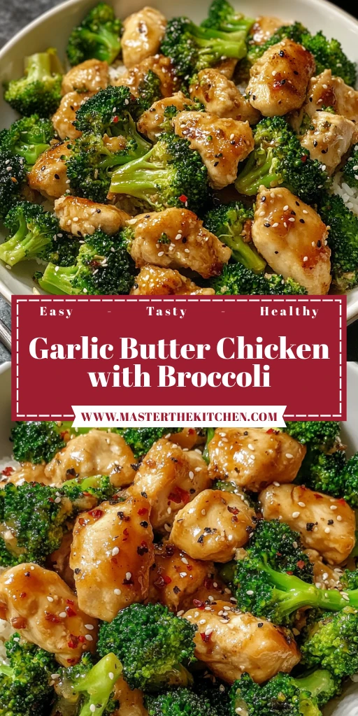 Garlic Butter Chicken with Broccoli in 30 Minutes - Amazing