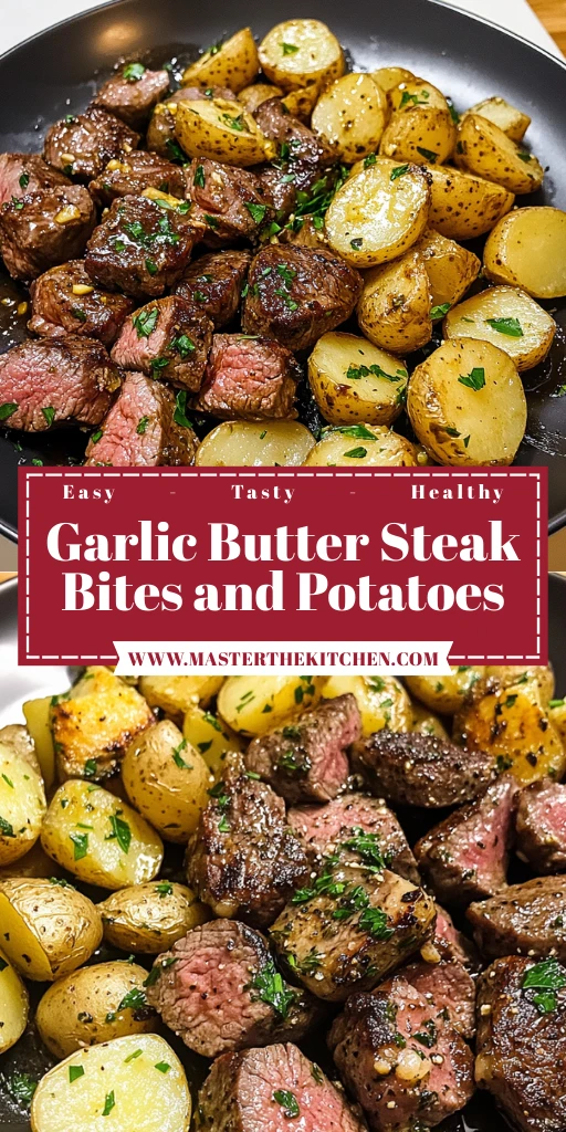 Garlic Butter Steak Bites and Potatoes 30 Minutes Easy Delicious