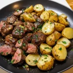 Garlic Butter Steak Bites and Potatoes 30 Minutes Easy Delicious