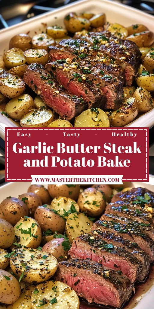 Garlic Butter Steak and Potato Bake 30 Minutes Perfect Delicious