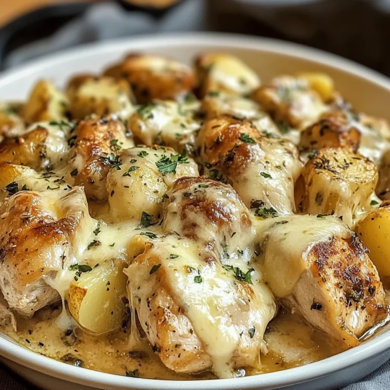 Garlic Cheesy Chicken and Potatoes 30 Minutes Ultimate Delicious
