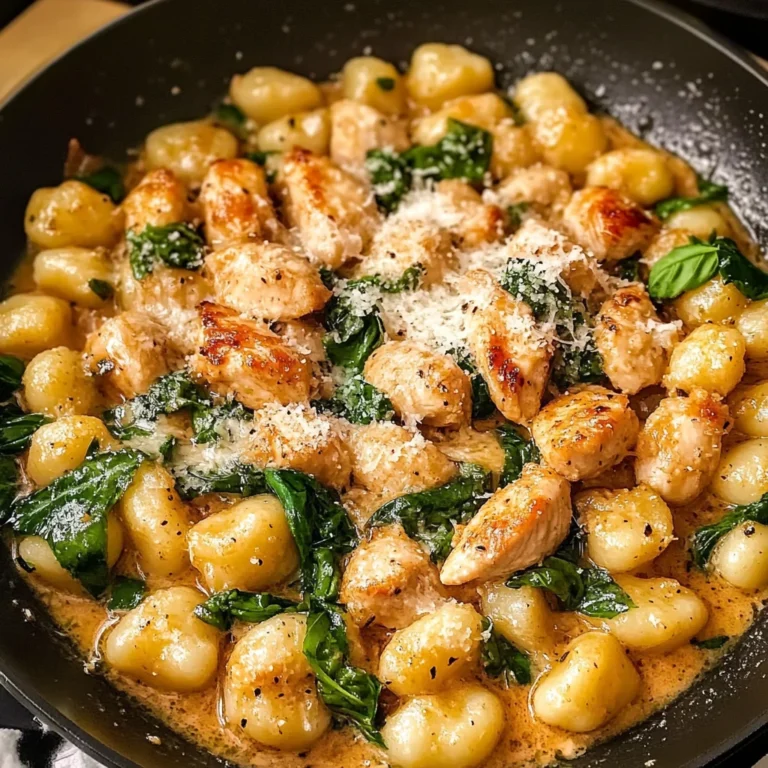 Garlic Chicken Gnocchi Skillet 30 Minutes Easy Delicious