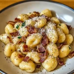 Gnocchi Carbonara with Bacon in 30 Minutes - Ultimate Delicious