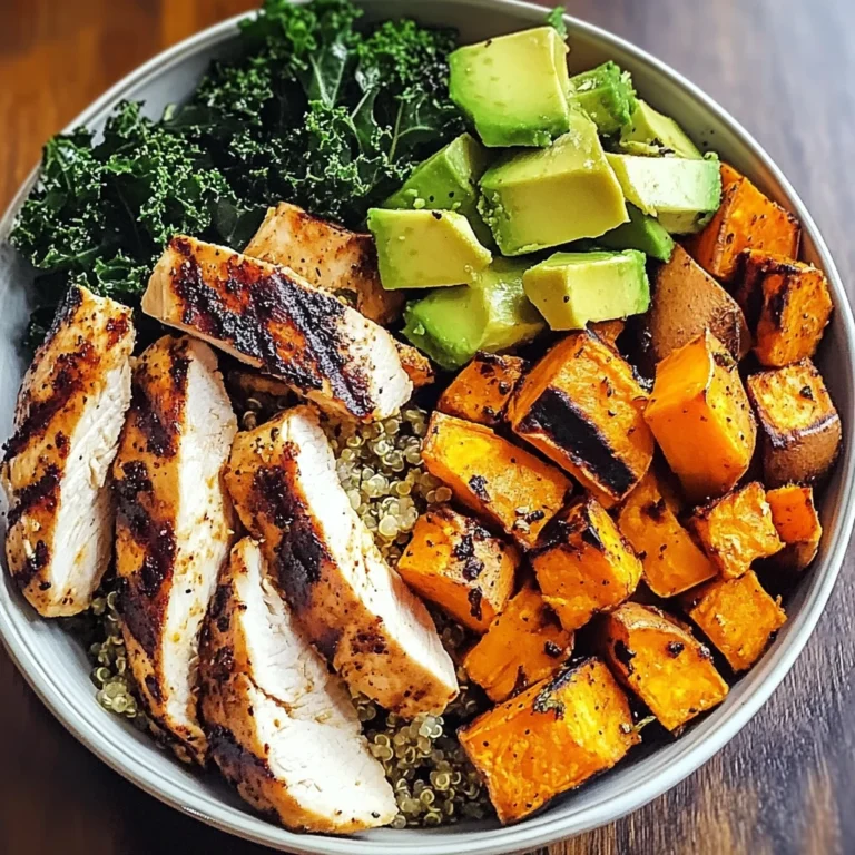 Grilled Chicken Sweet Potato Bowl 30 Minutes Easy Delicious