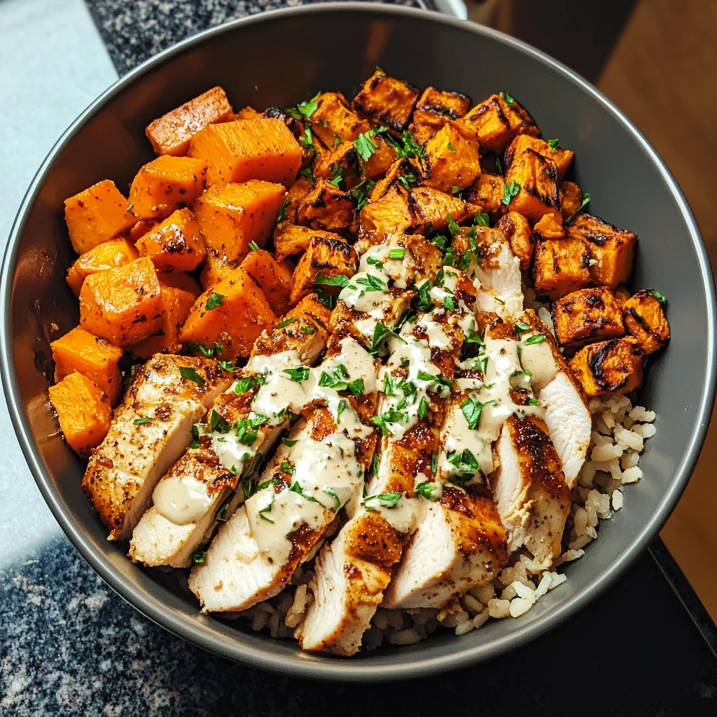 Create a Tasty Healthy Chicken and Sweet Potato Rice Bowl Today! 4 Healthy Chicken and Sweet Potato Rice Bowl 30 Minutes Ultimate Delicious