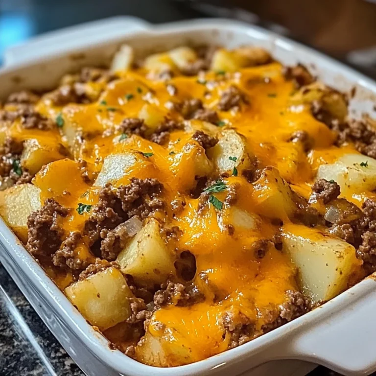Hobo Casserole with Ground Beef: 7 Ingredients, Easy, Delicious