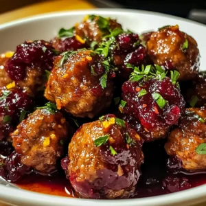 Holiday Cranberry Orange Meatballs 30 Minutes Perfect Delicious