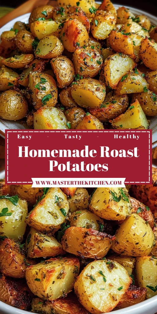 Crispy Homemade Roast Potatoes: The Perfect Side Dish Recipe 4 Homemade Roast Potatoes 30 Minutes Easy Delicious