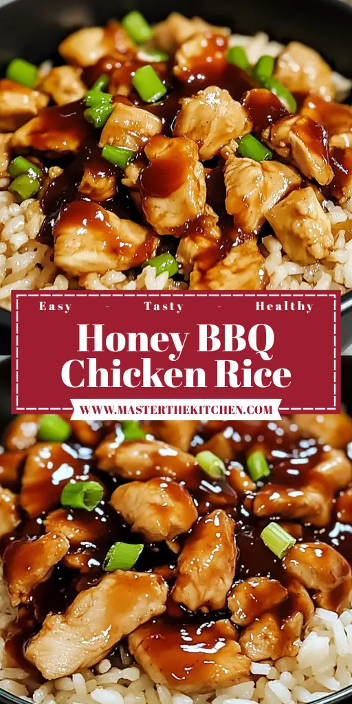 Discover the Perfect Honey BBQ Chicken Rice Recipe Today! 4 Honey BBQ Chicken Rice 30 Minutes Ultimate Delicious