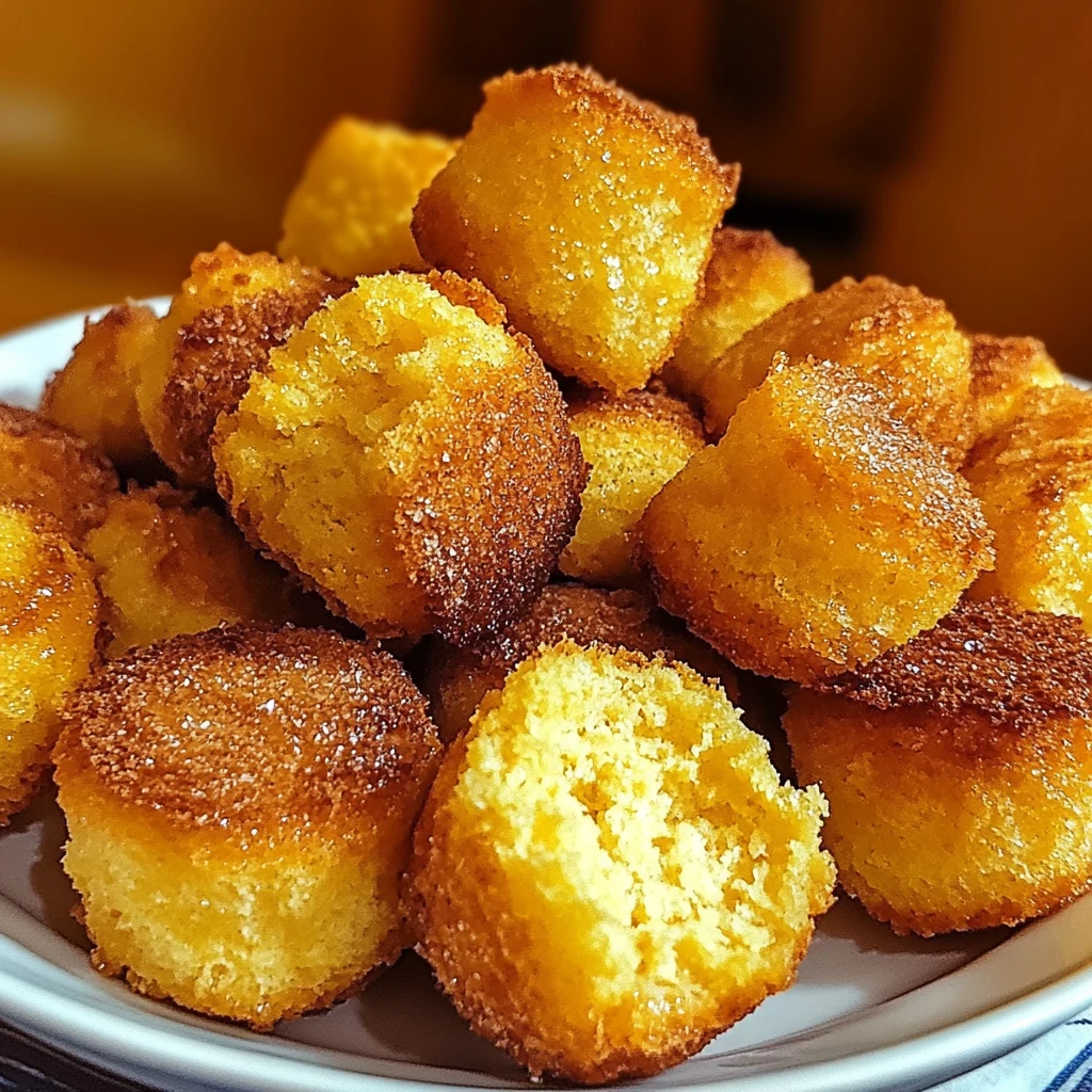 Honey Butter Cornbread Poppers 4 Servings Easy Delicious
