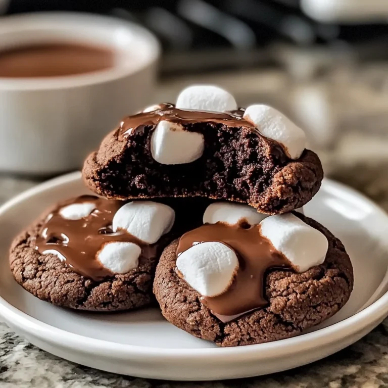 Marshmallow Hot Cocoa Surprise Cookies 10 Ingredients Easy Delicious
