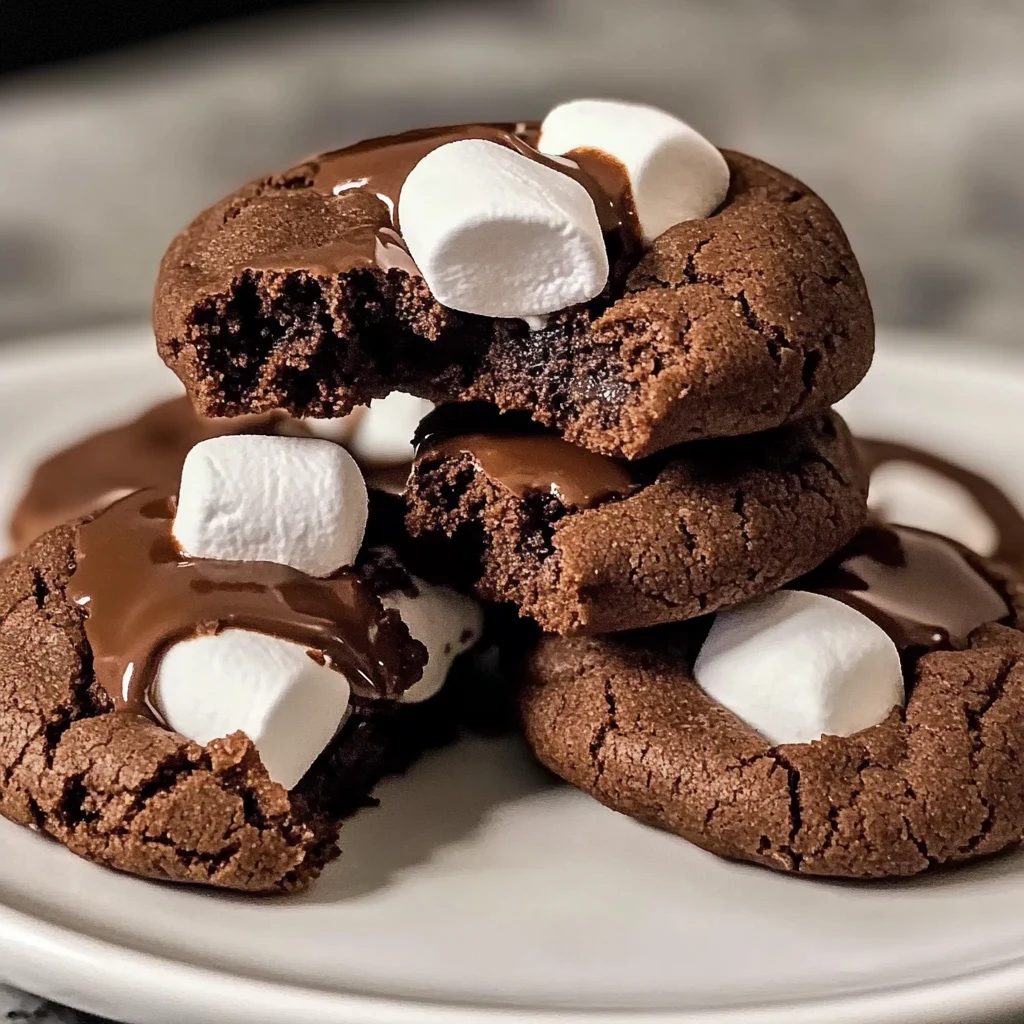 Marshmallow Hot Cocoa Surprise Cookies 10 Ingredients Easy Delicious