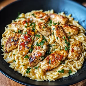 One Pot Cajun Chicken Alfredo Orzo 30 Minutes Easy Delicious